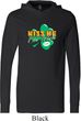 St Patrick's Day Kiss Me I'm Irish Lightweight Hoodie Tee