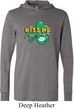 St Patrick's Day Kiss Me I'm Irish Lightweight Hoodie Tee
