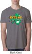 St Patrick's Day Kiss Me I'm Irish Mens Burnout Shirt