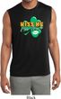 St Patrick's Day Kiss Me I'm Irish Mens Sleeveless Dry Wicking Shirt