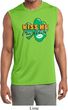 St Patrick's Day Kiss Me I'm Irish Mens Sleeveless Dry Wicking Shirt