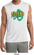 St Patrick's Day Kiss Me I'm Irish Mens Sleeveless Dry Wicking Shirt