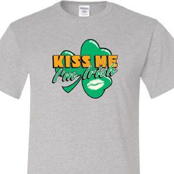 St Patrick's Day Kiss Me I'm Irish Mens Tall Shirt