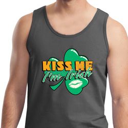 St Patrick's Day Kiss Me I'm Irish Mens Tank Top