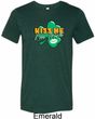 St Patrick's Day Kiss Me I'm Irish Mens Tri Blend Crewneck Shirt