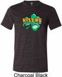St Patrick's Day Kiss Me I'm Irish Mens Tri Blend Crewneck Shirt