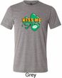 St Patrick's Day Kiss Me I'm Irish Mens Tri Blend Crewneck Shirt