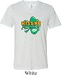 St Patrick's Day Kiss Me I'm Irish Mens Tri Blend V-neck Shirt