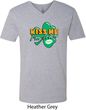 St Patrick's Day Kiss Me I'm Irish Mens V-Neck Shirt