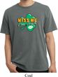 St Patrick's Day Kiss Me I'm Irish Pigment Dyed Shirt