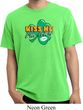 St Patrick's Day Kiss Me I'm Irish Pigment Dyed Shirt