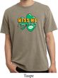 St Patrick's Day Kiss Me I'm Irish Pigment Dyed Shirt
