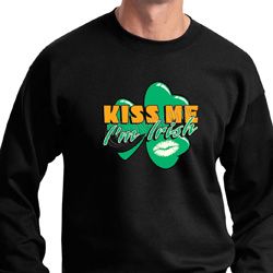 St Patrick's Day Kiss Me I'm Irish Sweatshirt