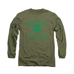 St. Patrick's Day Shirt Hardcore Ireland Long Sleeve Military Green Tee T-Shirt