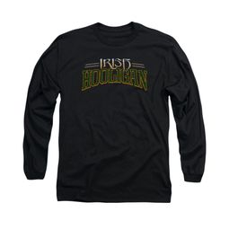 St. Patrick's Day Shirt Hooligan Long Sleeve Black Tee T-Shirt