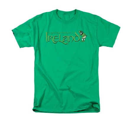 St. Patrick's Day Shirt Ireland Adult Kelly Green Tee T-Shirt