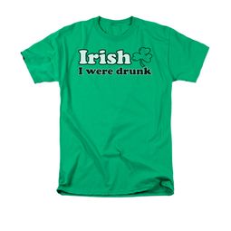 St. Patrick's Day Shirt Irish  Adult Kelly Green Tee T-Shirt