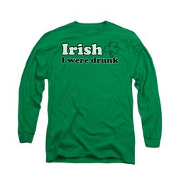 St. Patrick's Day Shirt Irish  Long Sleeve Kelly Green Tee T-Shirt