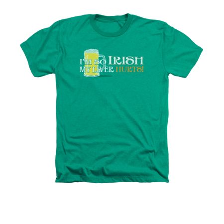 St. Patrick's Day Shirt So Irish Adult Heather Green Tee T-Shirt