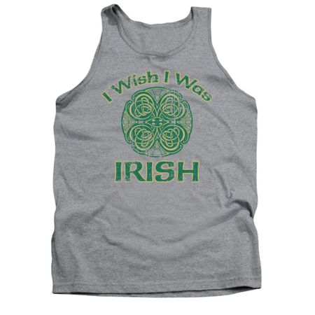 St. Patrick's Day Tank Top Irish Wish Athletic Heather Tanktop