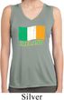 St Patrick's Distressed Ireland Flag Ladies Sleeveless Dry Wicking
