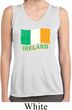 St Patrick's Distressed Ireland Flag Ladies Sleeveless Dry Wicking