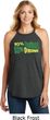 St Patricks Day 10% Irish 90% Drunk Ladies Tri Rocker Tank Top