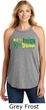 St Patricks Day 10% Irish 90% Drunk Ladies Tri Rocker Tank Top