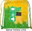 St Patricks Day Bag Eat Drink Be Irish Tie Dye Bag