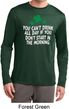 St Patricks Day Drink All Day Dry Wicking Long Sleeve