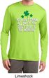 St Patricks Day Drink All Day Dry Wicking Long Sleeve