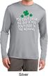 St Patricks Day Drink All Day Dry Wicking Long Sleeve
