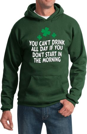 St Patricks Day Drink All Day Hoodie