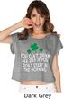 St Patricks Day Drink All Day Ladies Boxy Tee