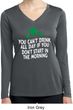 St Patricks Day Drink All Day Ladies Dry Wicking Long Sleeve