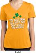 St Patricks Day Drink All Day Ladies Dry Wicking V-neck