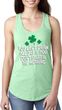 St Patricks Day Drink All Day Ladies Ideal Tank Top