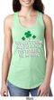 St Patricks Day Drink All Day Ladies Ideal Tank Top