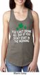 St Patricks Day Drink All Day Ladies Ideal Tank Top