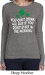 St Patricks Day Drink All Day Ladies Long Sleeve