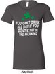 St Patricks Day Drink All Day Ladies Longer Length Shirt