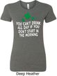 St Patricks Day Drink All Day Ladies Longer Length Shirt
