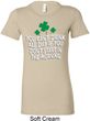 St Patricks Day Drink All Day Ladies Longer Length Shirt