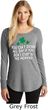 St Patricks Day Drink All Day Ladies Tri Long Sleeve
