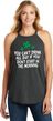 St Patricks Day Drink All Day Ladies Tri Rocker Tank Top