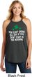 St Patricks Day Drink All Day Ladies Tri Rocker Tank Top