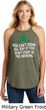 St Patricks Day Drink All Day Ladies Tri Rocker Tank Top