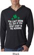 St Patricks Day Drink All Day Lightweight Hoodie