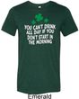 St Patricks Day Drink All Day Tri Blend Tee
