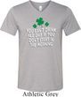 St Patricks Day Drink All Day Tri Blend V-neck